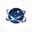 星空体育品牌Logo小型，深蓝背景上的流星与星轨图案